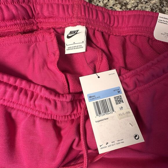 🔥 NWT $60 Nike Men's Sz M, Club French Terry Flow Vibes Shorts W/Embroidery 🔥 - Picture 6 of 9